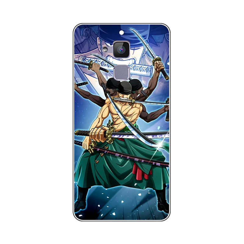 Ốp điện thoại mềm hình hoạt hình Luffy Roronoa Zoro One Piece cho ASUS Zenfone 3 Max ZC520TL 5 2" ASUS peg ASUS 3 X008D