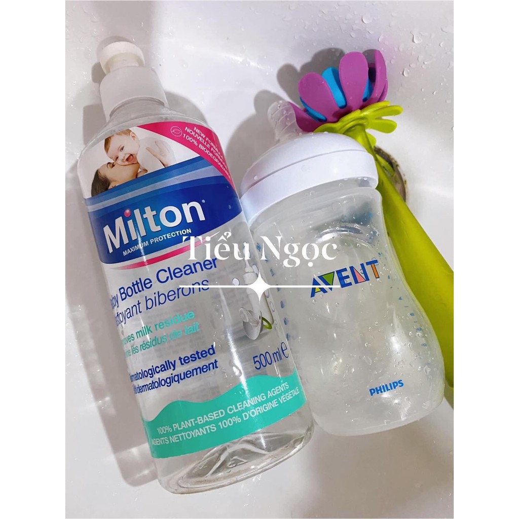 ✈️ Nước rửa bình sữa cho bé Milton 500ml của Úc