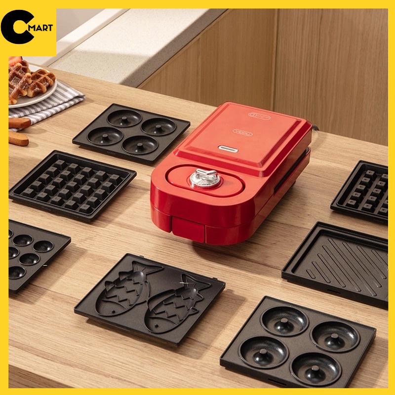 Máy Nướng Bánh Kẹp YIDPU Chính Hãng YD-216S Có Hẹn Giờ Full 05 Khuôn