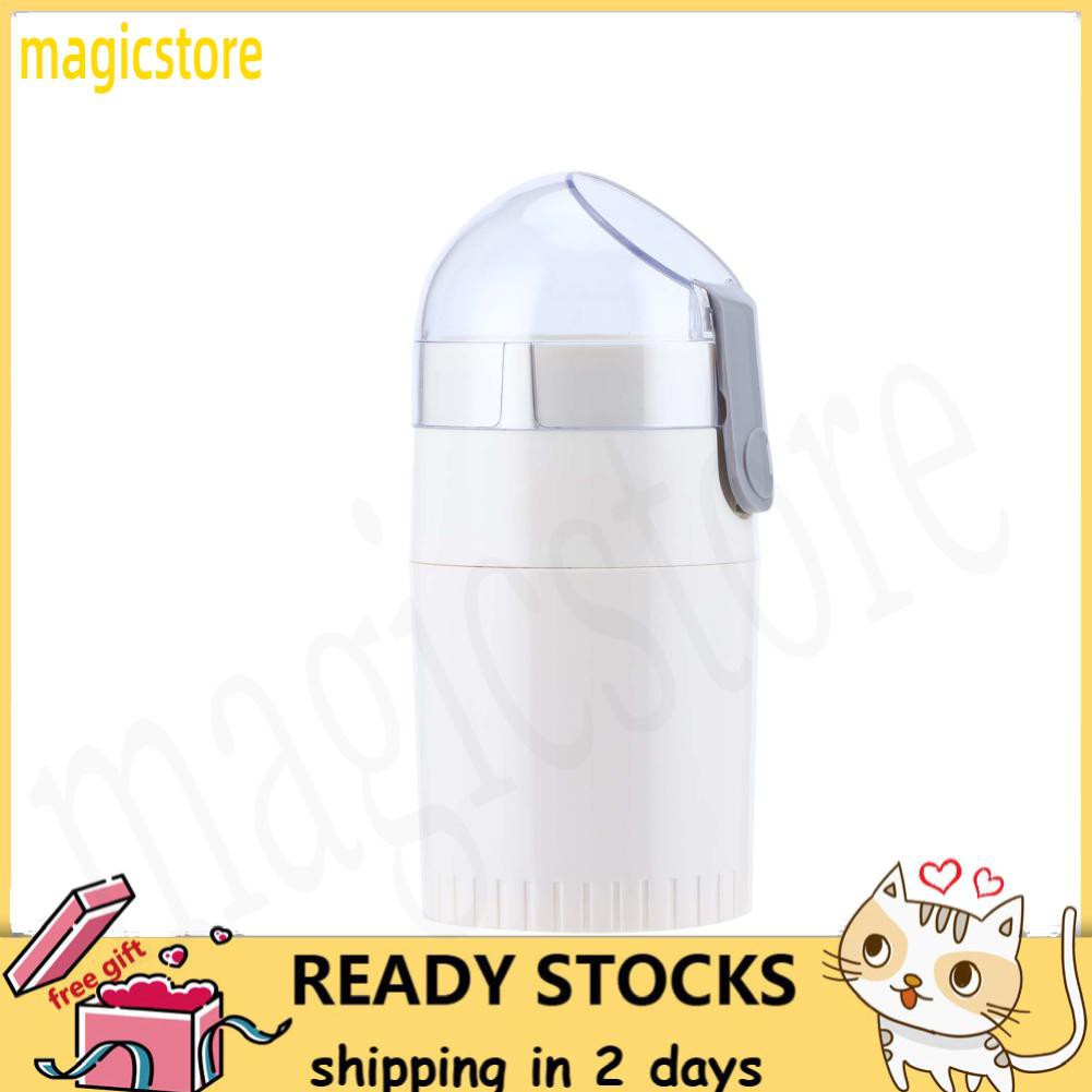 Magicstore Electric Coffee Beans Grinder Mill for Home Kitchen Cafe Supplies US 110V White