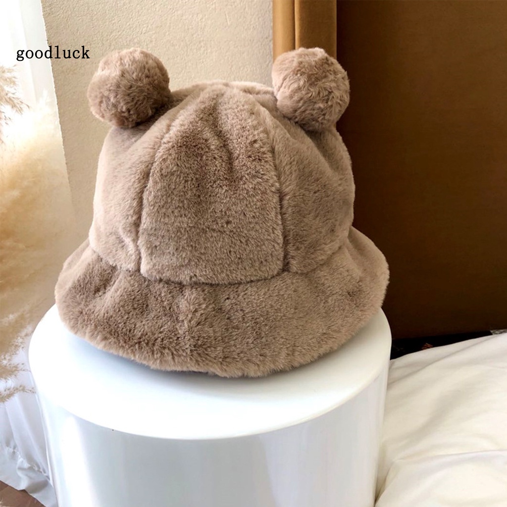 Mũ Bucket Dày Dặn Họa Tiết Da Báo Thời Trang Thu Đông
