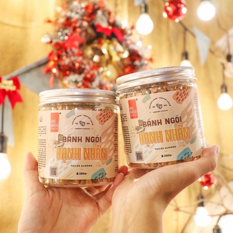 [ Freeship Đơn Hàng Từ 50K ] Bánh Ngói Hạnh Nhân Ăn Kiêng Thương Hiệu Gạch Đỏ | BigBuy360 - bigbuy360.vn