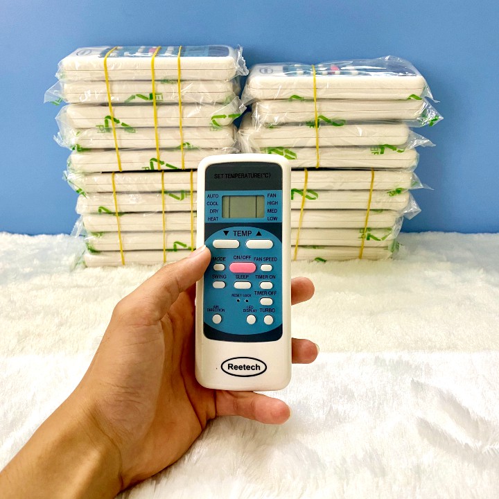 Remote Máy Lạnh Reetech R51M/E - Hàng Chất Lượng, Tặng Pin AAA