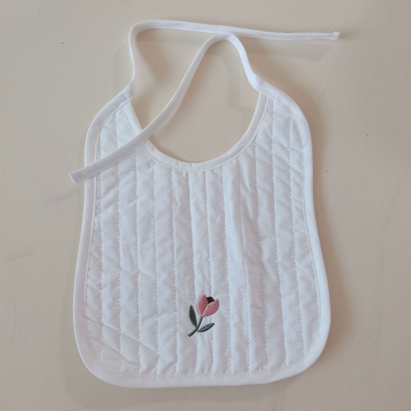 Yếm Ăn Vải Cotton Mềm Mại Thêu Hình Động Vật Hoạt Hình Có Thể Điều Chỉnh Cho Bé Sơ Sinh