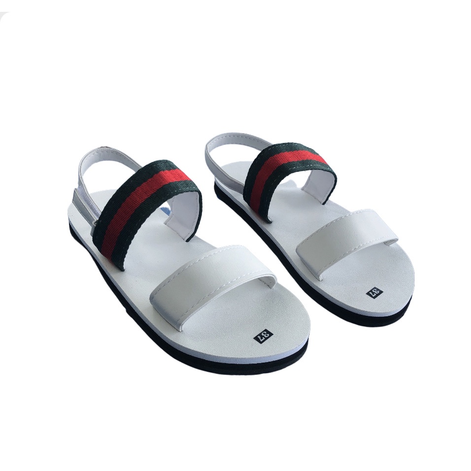 dép sandanl đồng nai sandal nữ đế trắng quai trắng phối dù size từ 34 nữ đến 40 nữ size khác ib chọn thêm