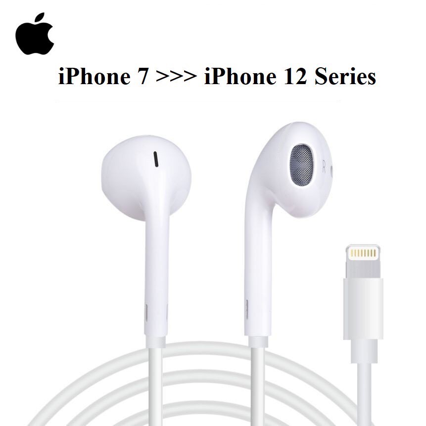 Tai nghe iPhone 7/8/X/XsMax/11/11Pro/11ProMax Apple EarPods lightning , Tai Nghe Chân Lightning Bảo Hành 18 Tháng