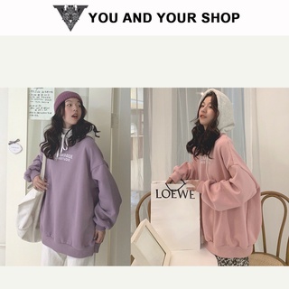 Áo Khoác Nỉ Nam Nữ - Áo Hoodie Lót Nỉ Bông YAYSHOP Dáng Rộng Unisex Hàn Quốc 266STUDIO ( phối nón trắng)