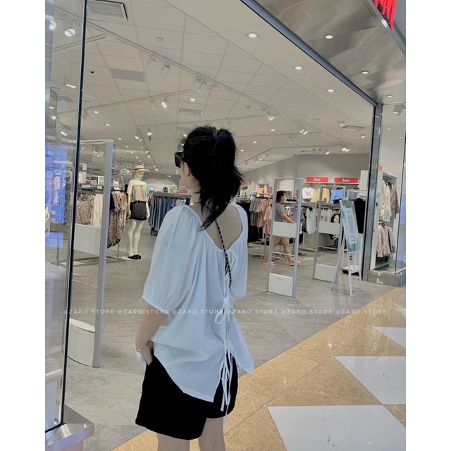 Áo kiểu thắt dây