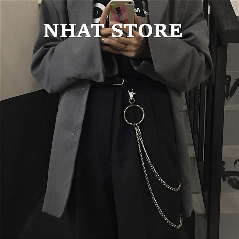 Dây xích quần áo thời trang nam nữ, dây xích unisex Nhat Store