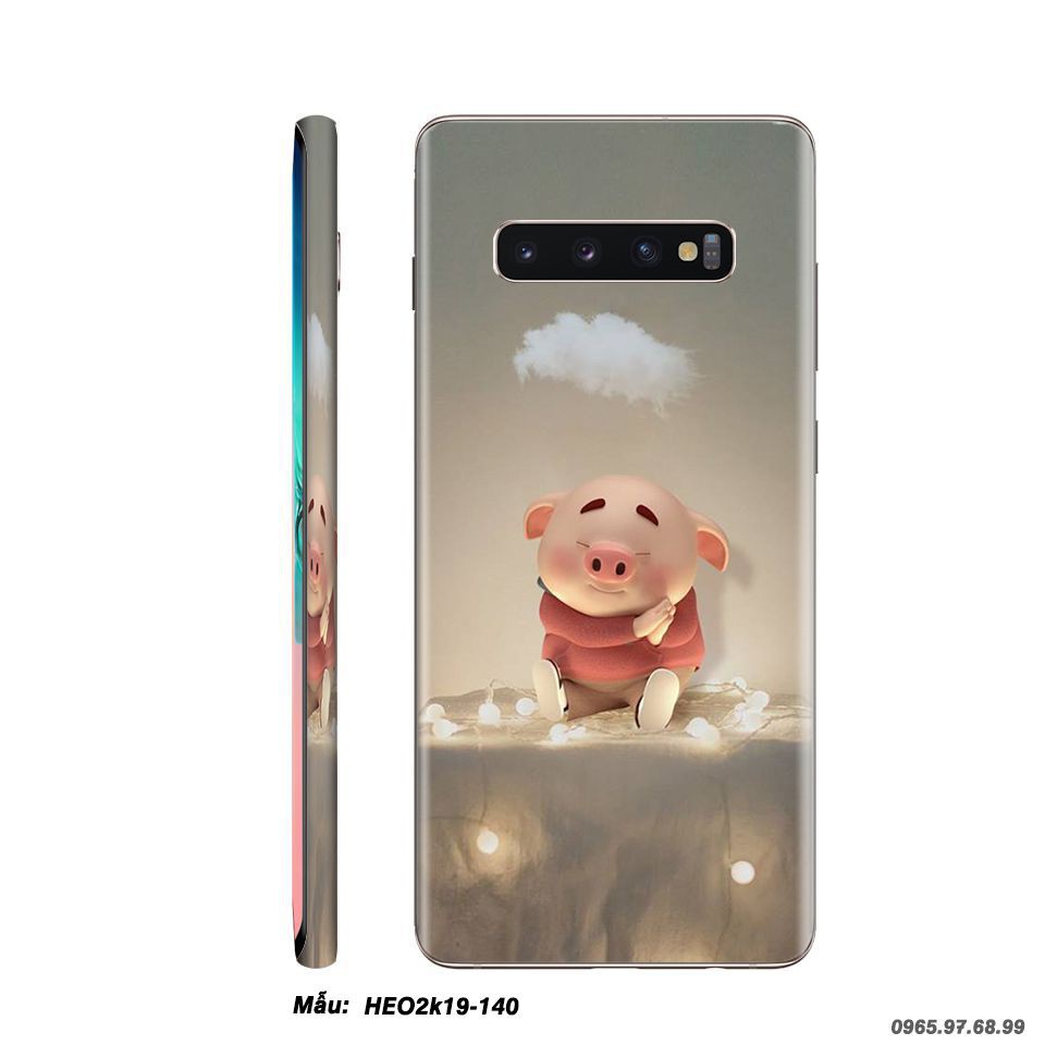 Miếng dán skin cho các dòng điện thoại Samsung S8 Plus - S9 Plus - S10 Plus - S20 Plus in hình cực đáng yêu