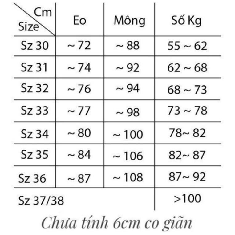 Quần Bò Cạp Cao - Quần Short Ngố Lưng Cao Trên Rốn - Tôn Dáng Gọn Eo Bụng / Co Giãn Mạnh Màu Siêu Tây  ྆  ༷ 🥇 ❣