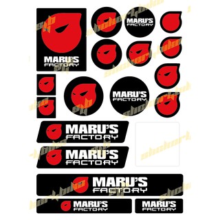Sticker4Bike - Sticker Maru's Phản Quang Siêu Đẹp