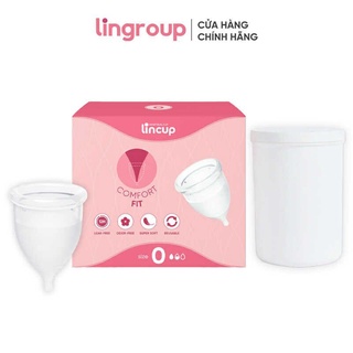 [CAM KẾT CHÍNH HÃNG] Combo Cốc nguyệt san lincup tặng kèm cốc tiệt trùng