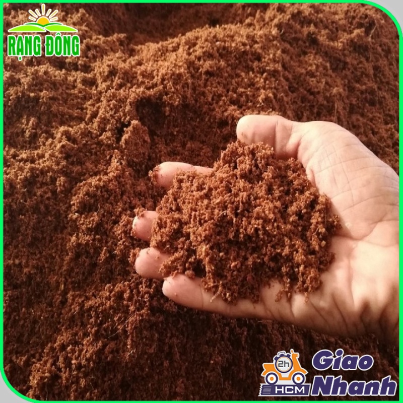Viên Nén Xơ Dừa trồng rau mầm (Combo 4 viên lớn) Đất trồng cây, ươm Hạt giống, đã khử chua - Hạt giống Rạng Đông