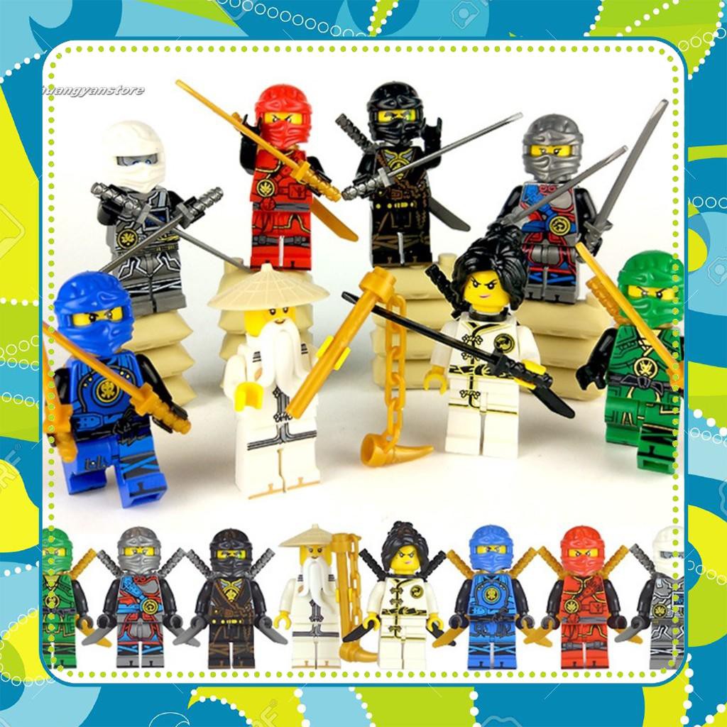 [Đồ Chơi Giá Rẻ] Set 8 bộ mô hình đồ chơi lego Ninjago vui nhộn cho bé