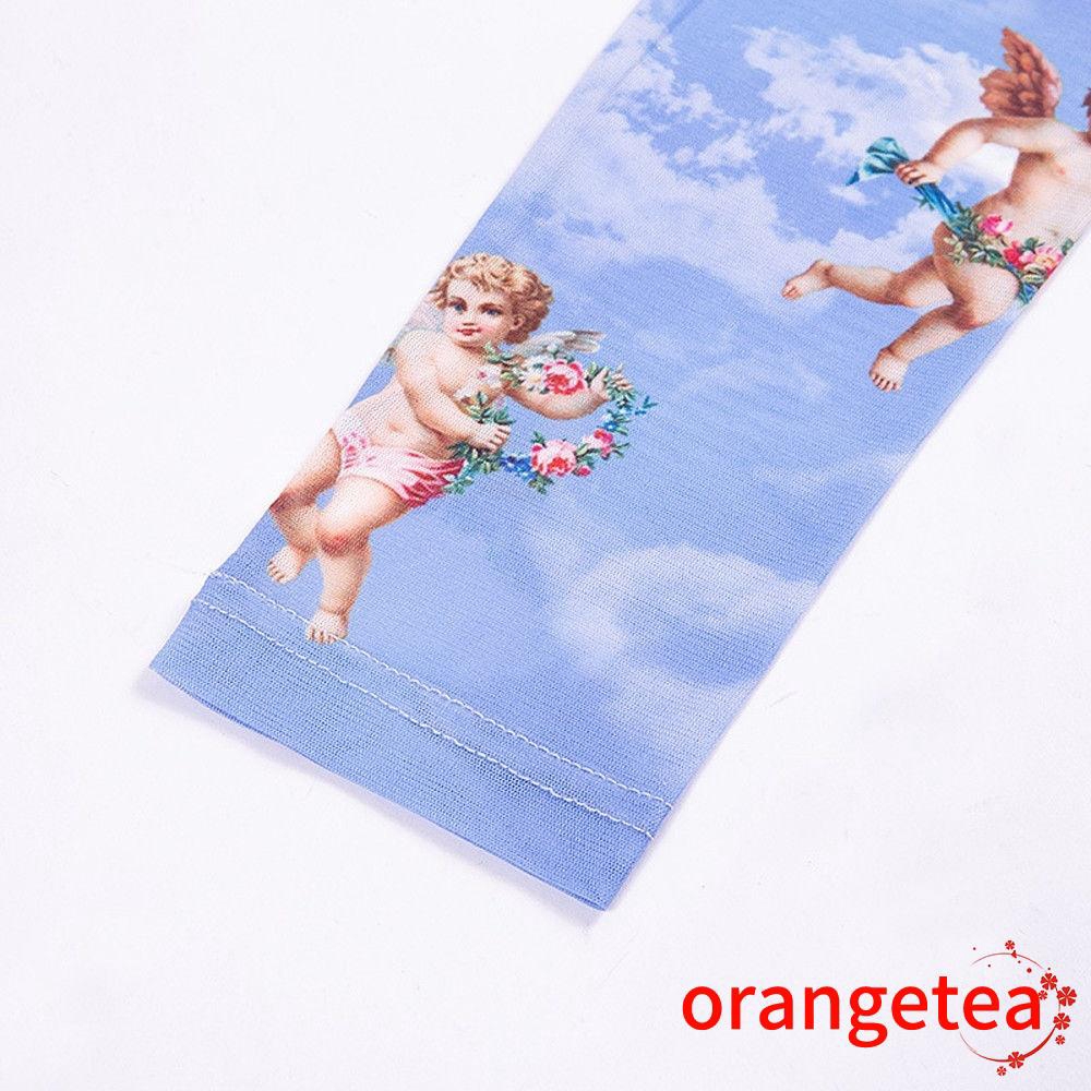 Áo tay dài họa tiết thiên thần gợi cảm cho nữ | BigBuy360 - bigbuy360.vn