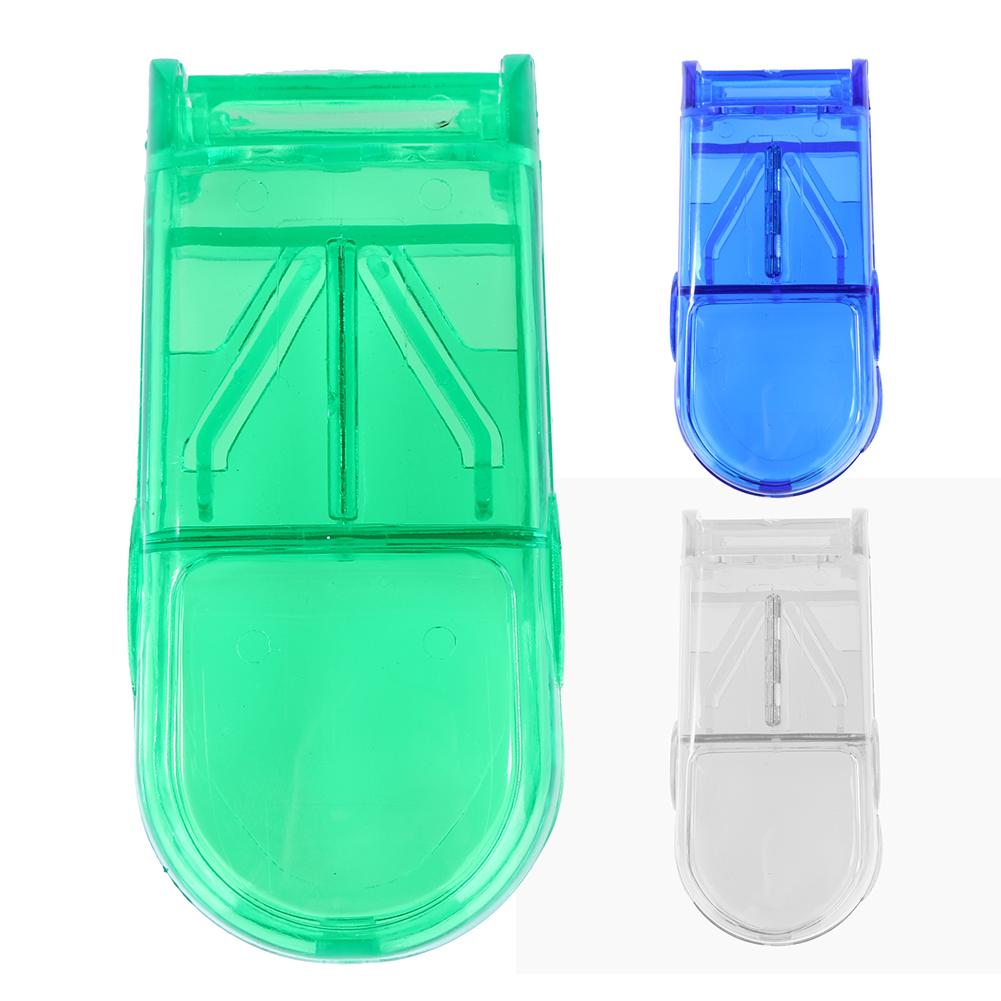 Portable Pill Tablet Cutter Splitter Divide Storage Case Medicine Cut Box