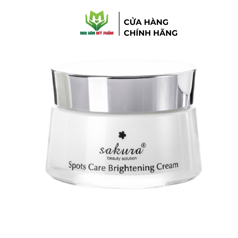 Kem dưỡng da trắng sáng Sakura Spots Care Brightening Cream 45g - Mỹ Phẩm Mai Hân