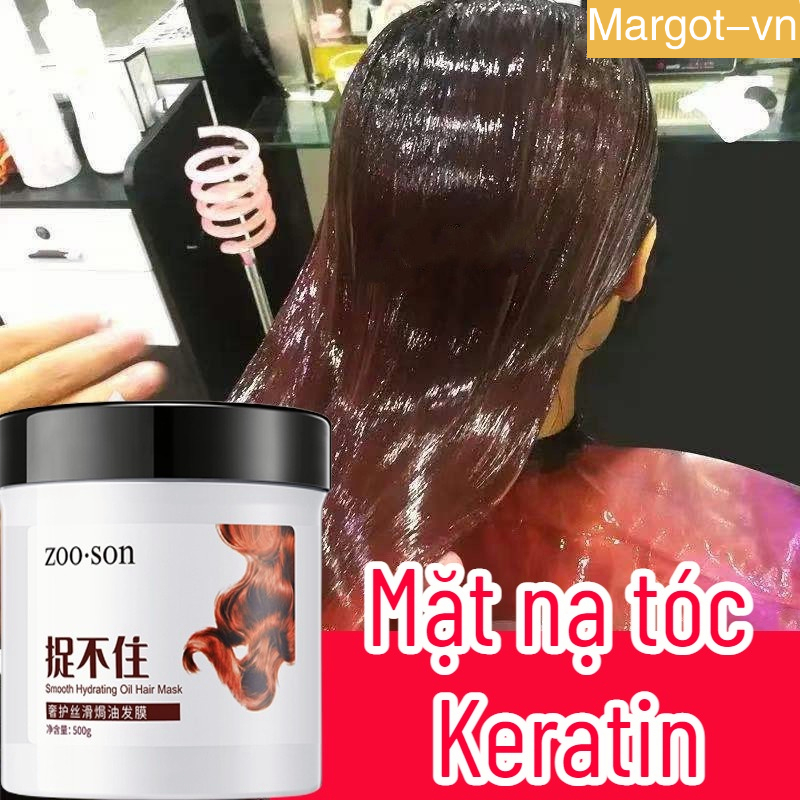 Mặt nạ tóc Dầu xả Kem ủ tóc KERATIN 500g cải thiện tóc khô xơ suôn mượt tóc chăm Dưỡng tóc Keratin