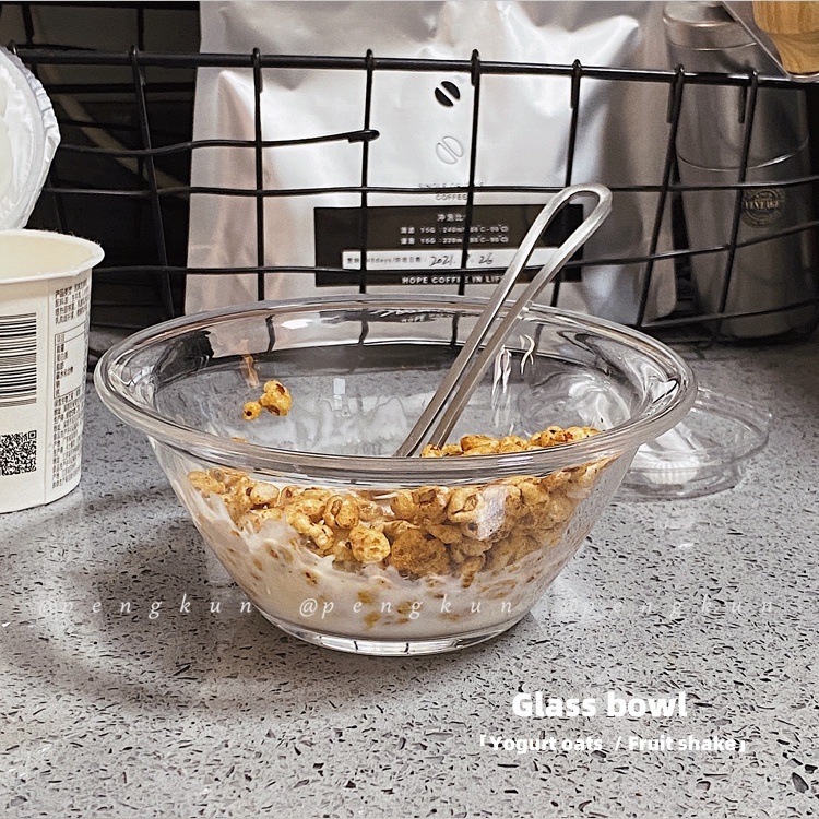 Bát Ăn Kem/Salad/Trái Cây Bằng Kính Kiểu Dáng Đơn Giản