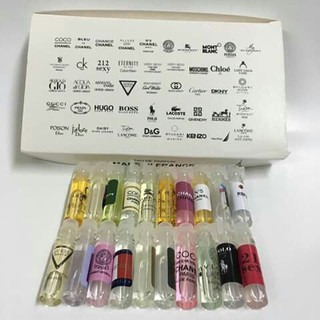 Mẫu thử nước hoa 20 ống x 20 mùi x 2ml