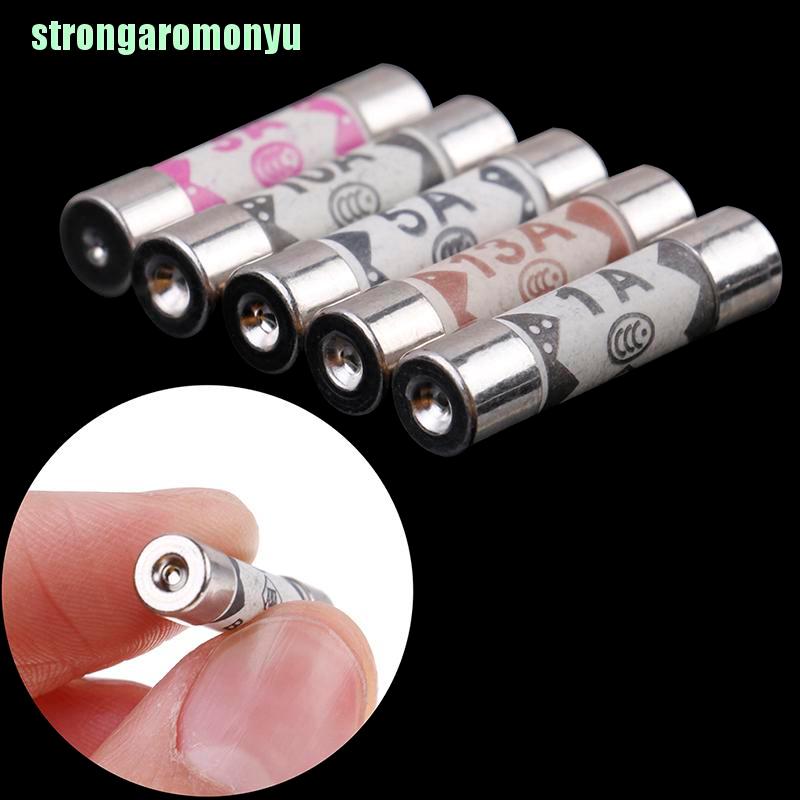 Cầu chì gốm cho đồng hồ vạn năng 6mm×25mm BS1362 1A 3A 5A 10A 13A Amp 250V