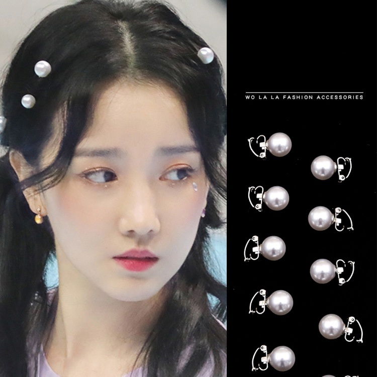 Kẹp Tóc Đính Ngọc Trai Thời Trang Cho Nữ