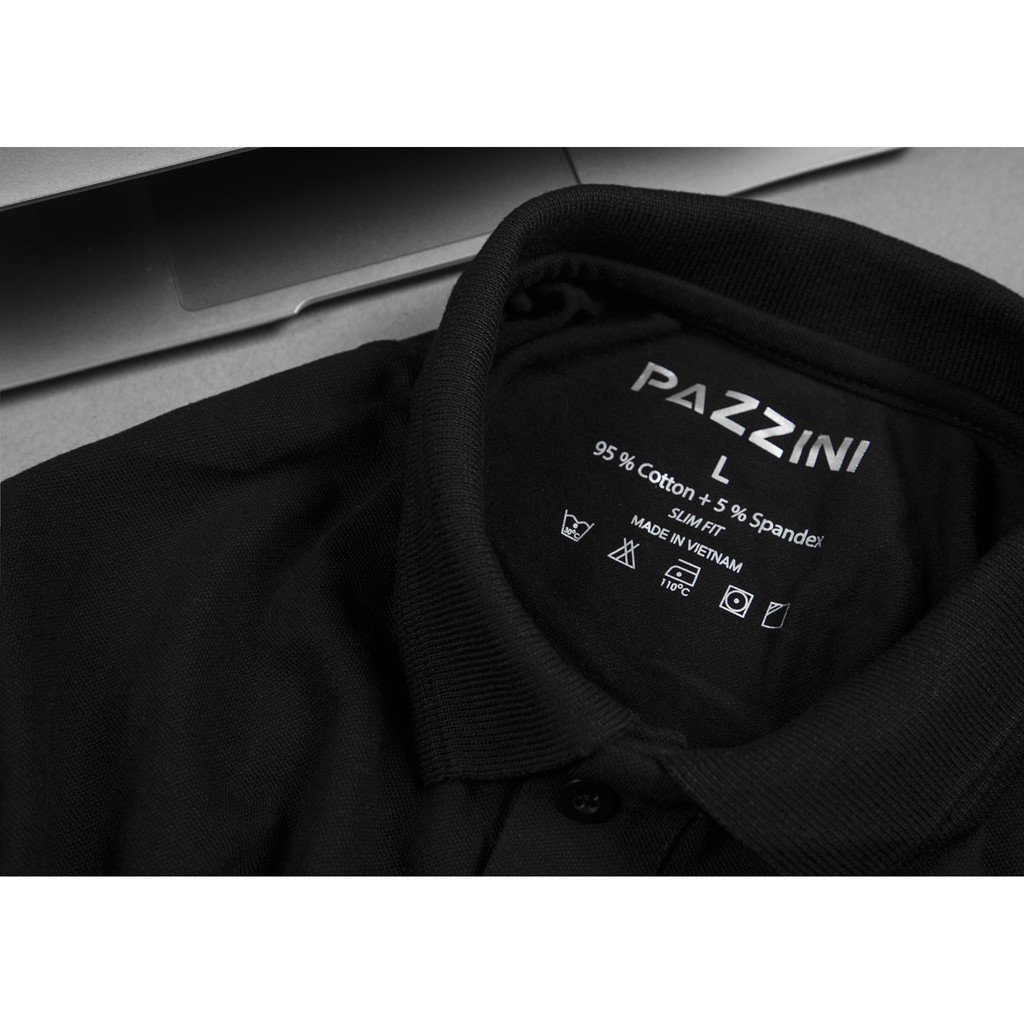 Áo thun nam cổ bẻ POLO PAZZINI thun cotton 100% co giãn 4 chiều mềm ,mát | BigBuy360 - bigbuy360.vn