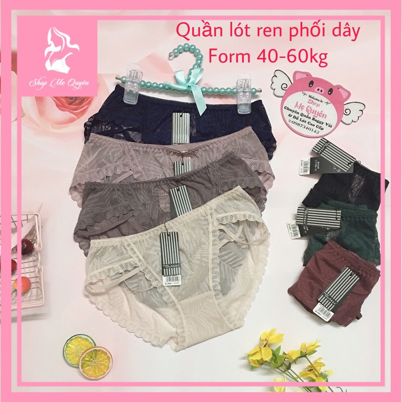 Quần lót ren phối dây gợi cảm- thoáng mát cho nàng tự tin trong mọi hoạt động