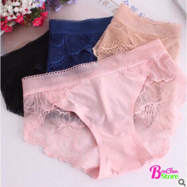 Quần lót nữ 100% cotton ren gợi cảm cao cấp sexy gợi cảm BC015 | BigBuy360 - bigbuy360.vn