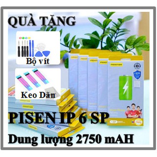 Pin iPhone 6S plus - Chất lượng cao - Chính hãng Pisen [ BH 12T TOÀN QUỐC]