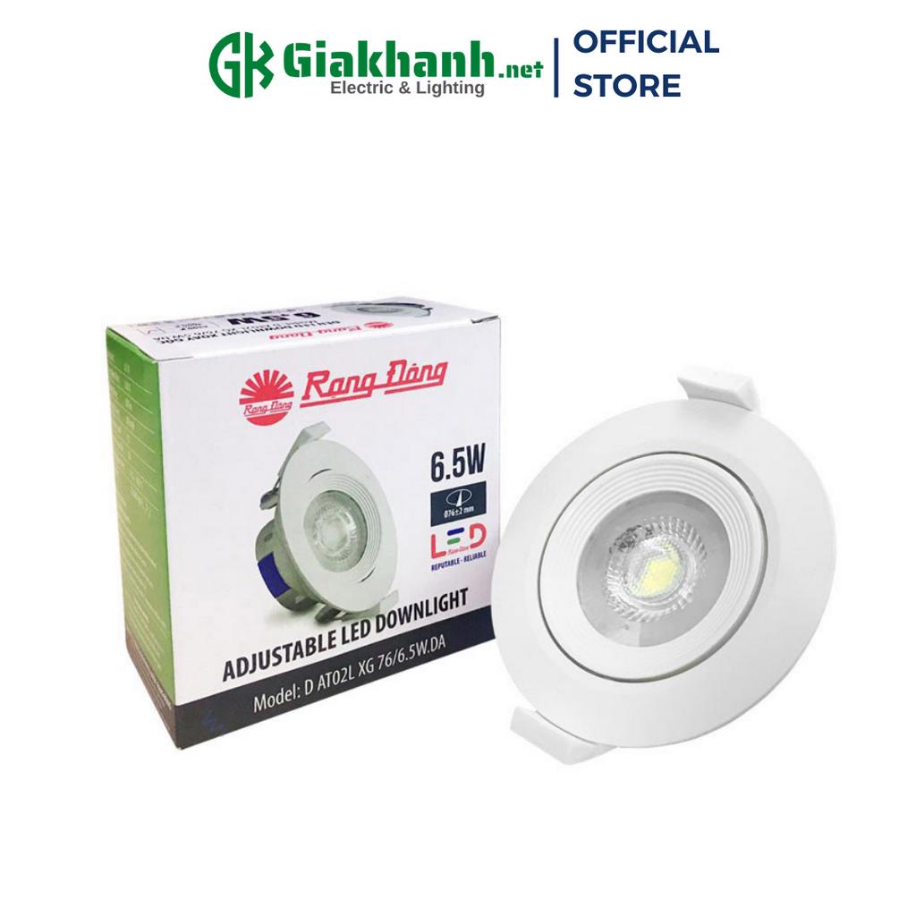 Đèn Led Spotlight Âm Trần Đổi Màu AT02L XG 76/6.5W.DA Rạng Đông