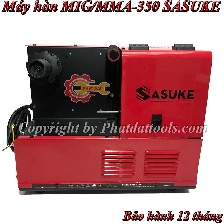 Máy hàn MIG-MMA350A SASUKE-Máy hàn MIG cỡ lớn-Tặng mặt nạ hàn điện tử SASUKE ED4400-Công nghệ Nhật Bản-Đầy đủ phụ kiện