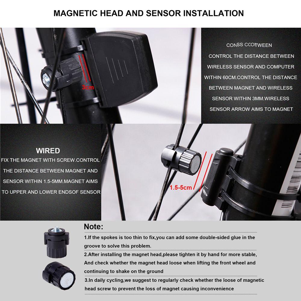 Đồng Hồ Đo Tốc Độ Xe Đạp Chống Nước Heceh