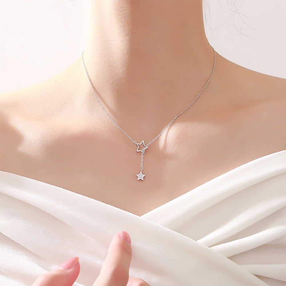 Dây Chuyền Nữ Mặt Ngôi Sao Thời Trang