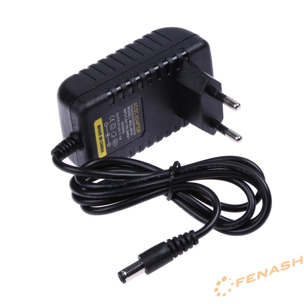 Fe AC 100-240V Converter Adapter DC 5.5 x 2.5MM 6V 1A 1000mA Charger EU Plug 