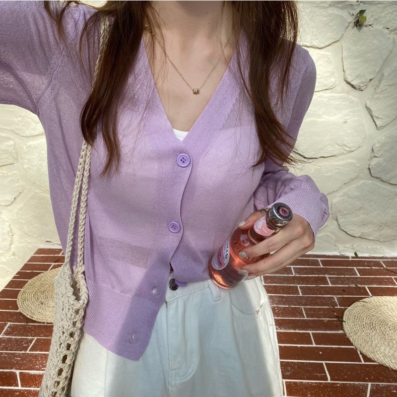 Áo Khoác Cardigan Nữ Chất Mongtoghi M206