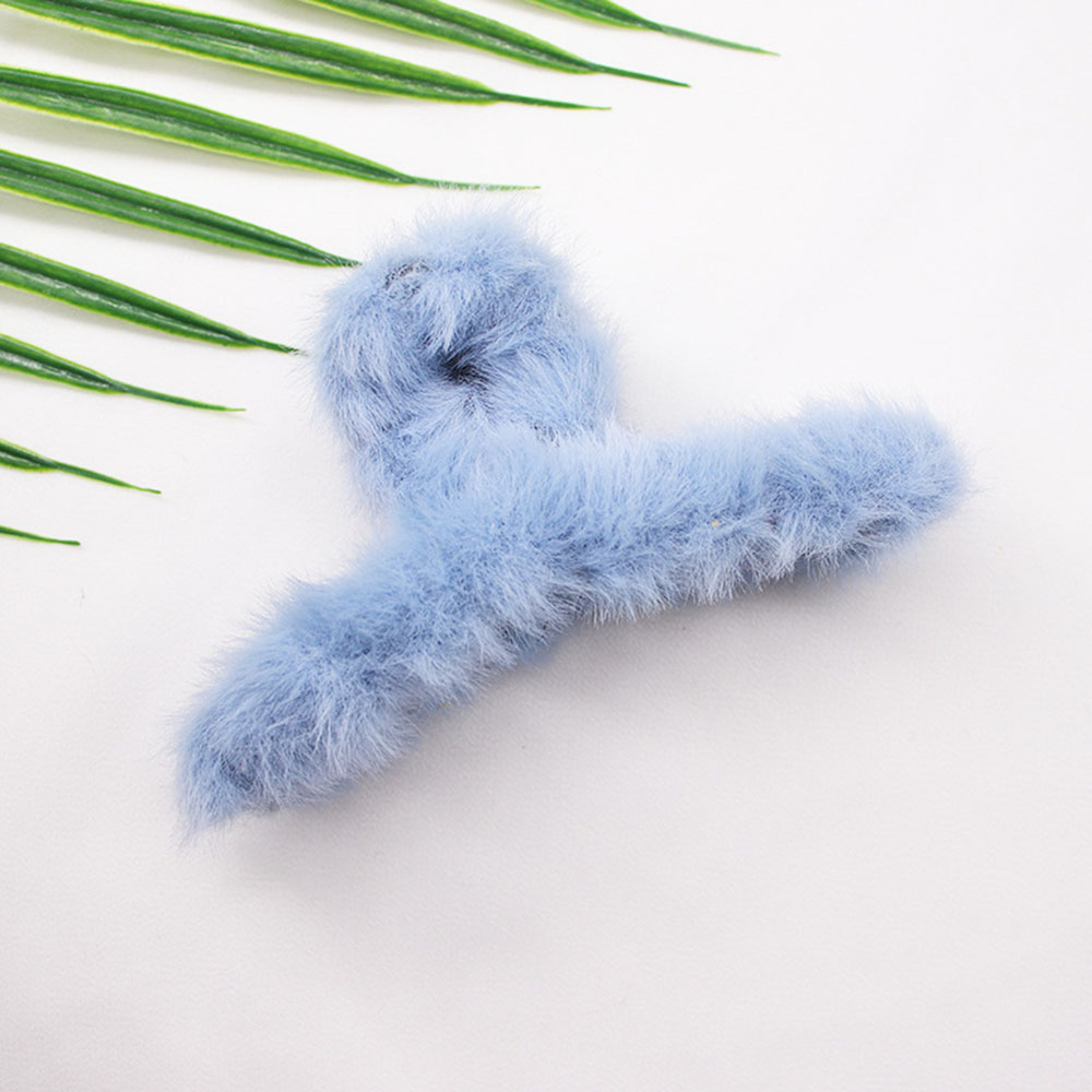 Kẹp Tóc Giả Lông Thỏ Thời Trang Thu Đông Đáng Yêu Cho Nữ