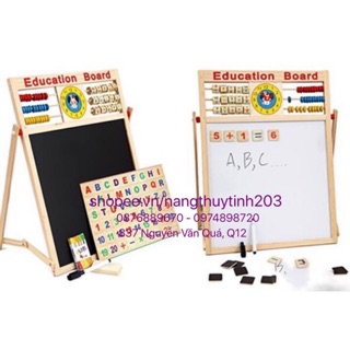 [Kho HCM - Hàng xịn] Đồ chơi bảng gỗ nam châm lớn kèm bảng chữ cái giành cho bé SP000168