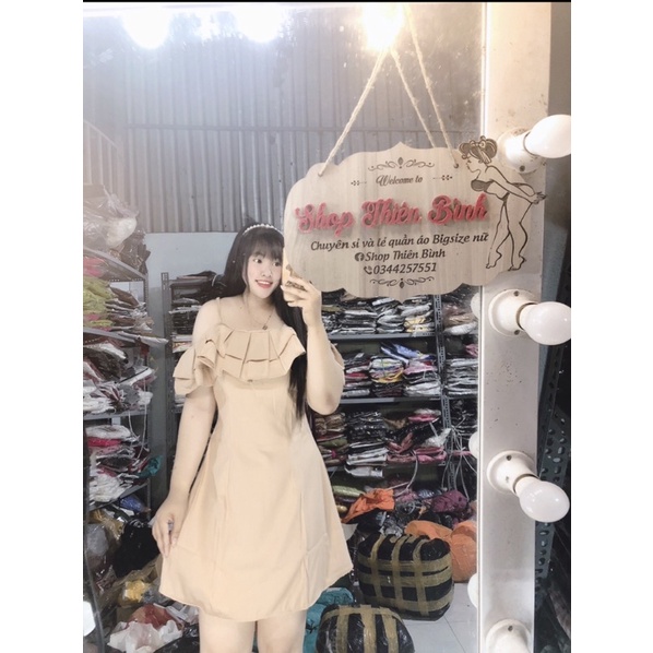 Bigsize 60-95kg By Thiên Bình)ĐẦM TRỄ VAI BÈO TIỂU THƯ