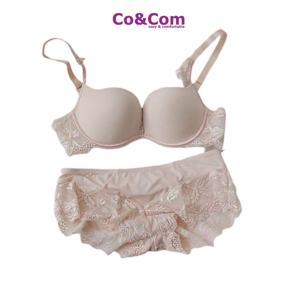 [Mã INCU50 giảm 50k đơn 250k] Bộ Đồ Lót Nữ Cao Cấp Co&Com BAN1618 Có Gọng, Đệm Mút 1,5 Phân Nâng Ngực | BigBuy360 - bigbuy360.vn