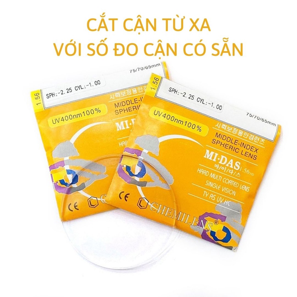 Cắt mắt cận từ xa với số đo có sẵn