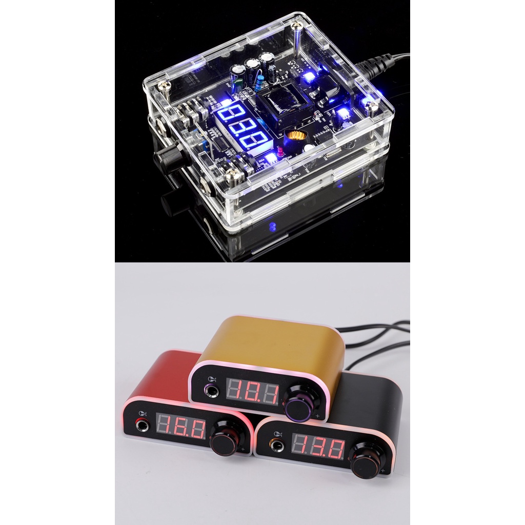 Ổn áp máy xăm, nguồn led trong dùng cho máy pen,máy tattoo loại cao cấp không dùng bàn đạp,công tắc nguồn