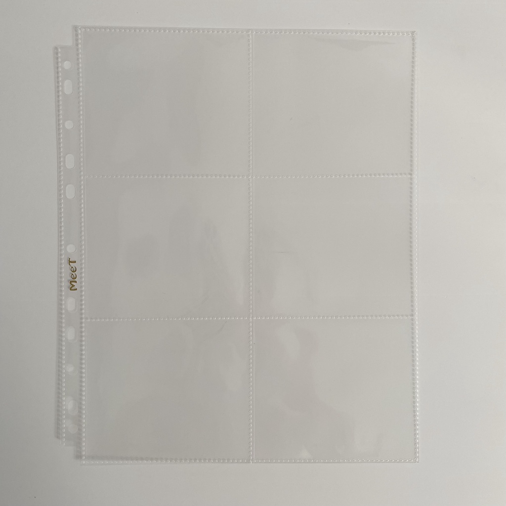 Trang sheet Meet size A4, A5 Đựng Card, Postcard, Poster và Thẻ Bài Kpop, Pokemon, Anime, Bóng Đá, Bóng Rổ