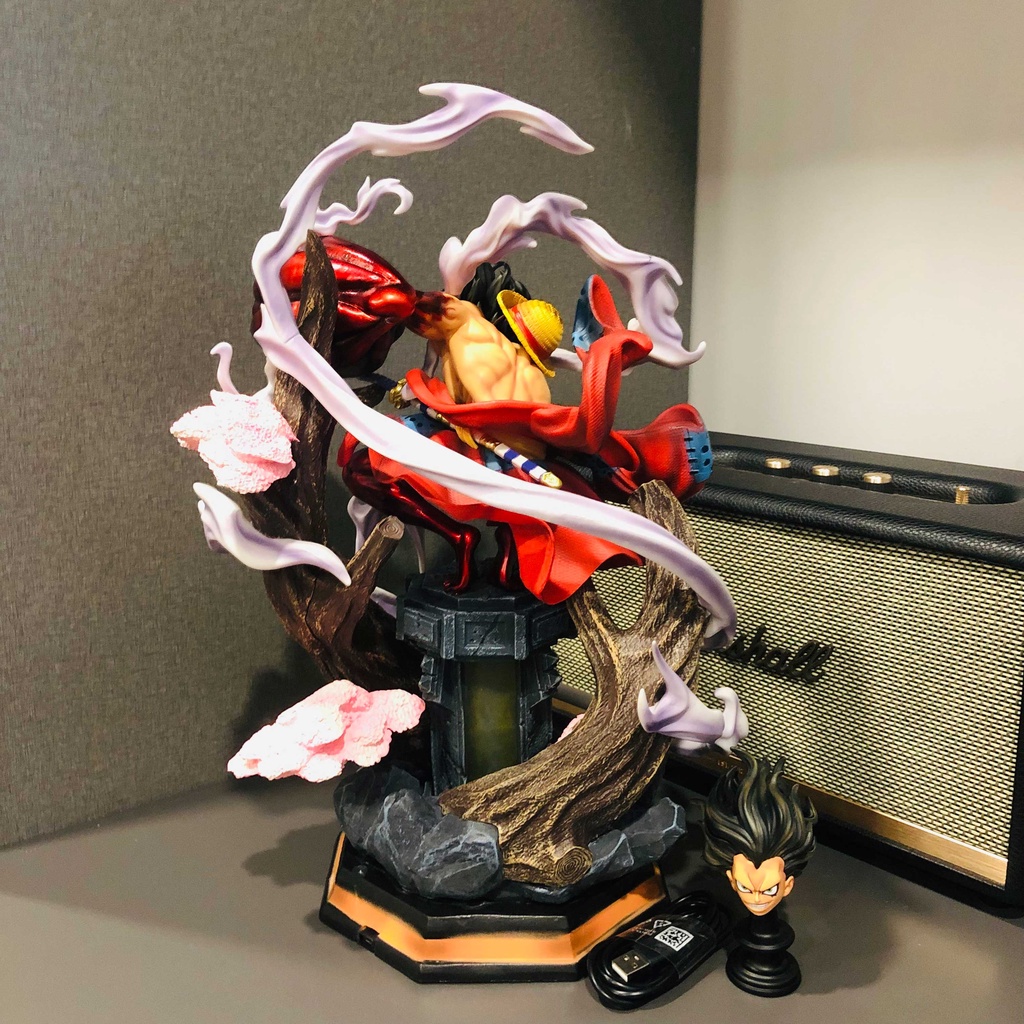 Figure / Mô hình Luffy Wano 38 cm có đèn