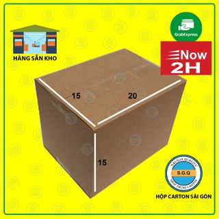 20x15x15 Bộ 10 thùng carton trơn, cứng cáp