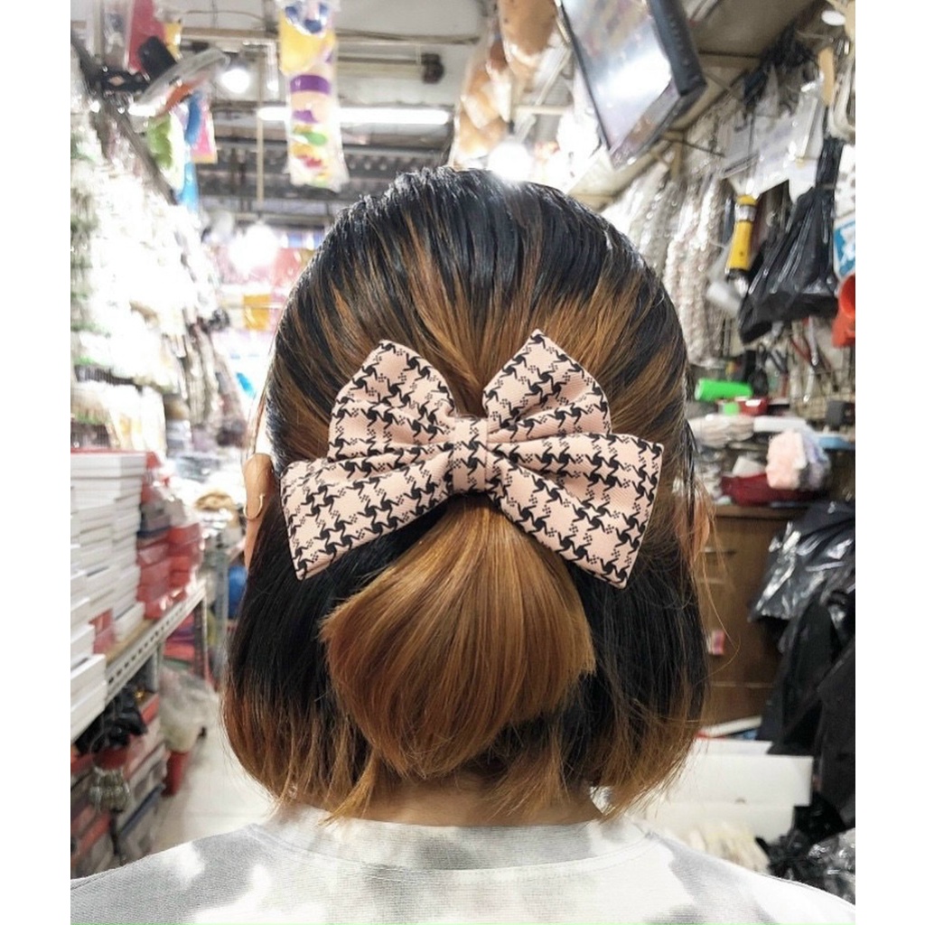 KẸP TÓC NƠ LỤA HÀN QUỐC CHO NỮ BẢN ĐẸP XỊN