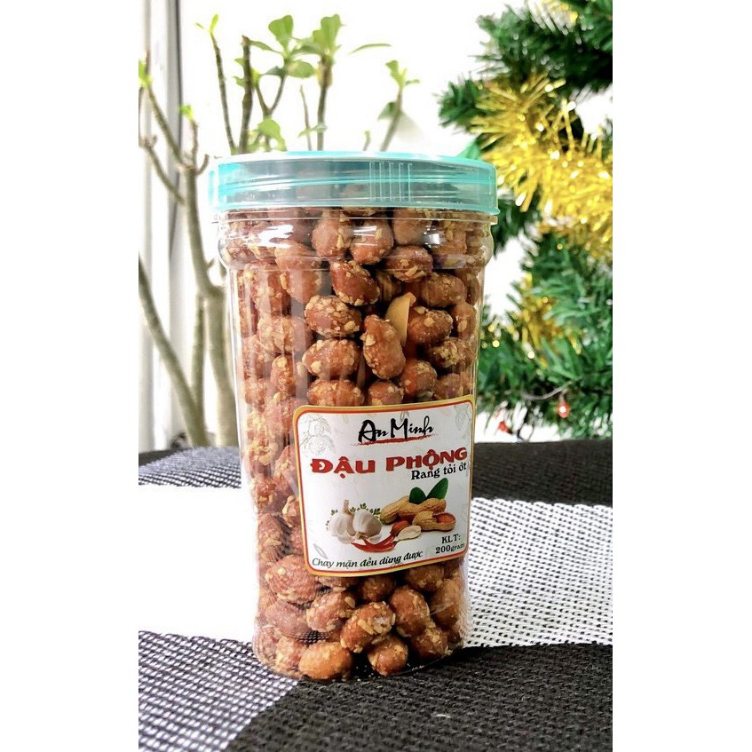 Lạc rang tỏi ớt An Minh hộp 200g & 410g