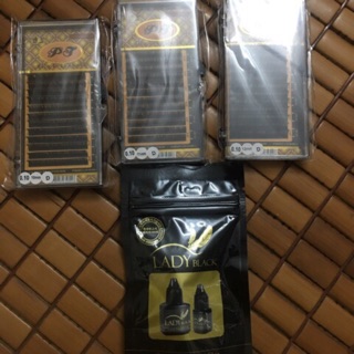 Combo keo Lady black và 3 khay mi khay đủ size