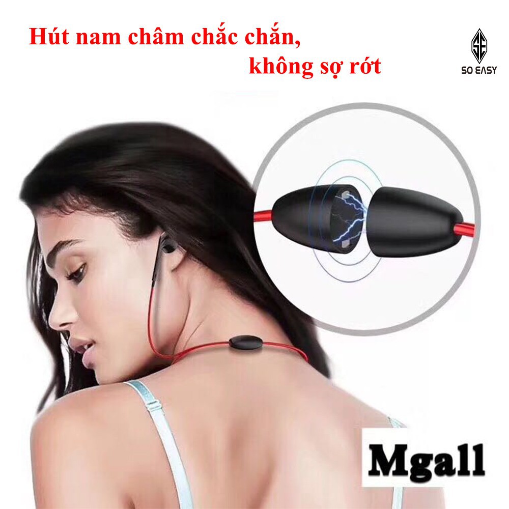 Tai nghe Bluetooth 4.1,tai nghe Sport Headphone nhét tai vòng cổ dạng thể thao RL1 RESONG có nam châm đẹp